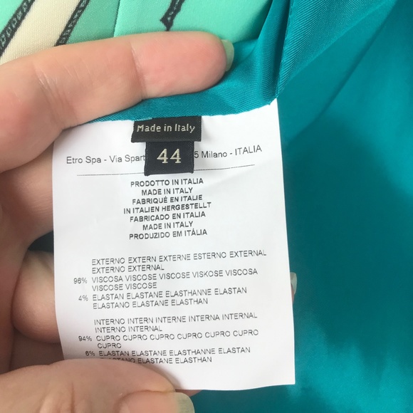 Etro Milano Colorful Floral Long Jacket - Picture 10 of 11